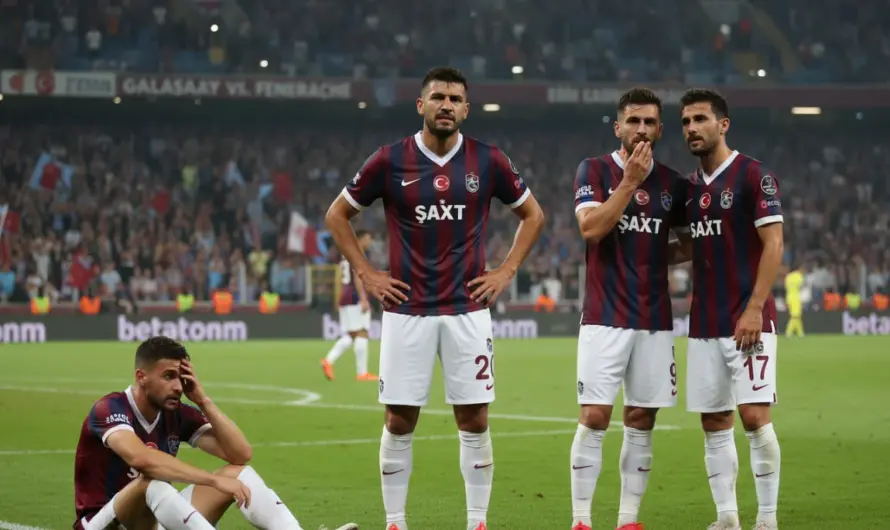 Trabzonspor’un Eyüpspor Maçından Önce Sarı Kart Tehlikesi